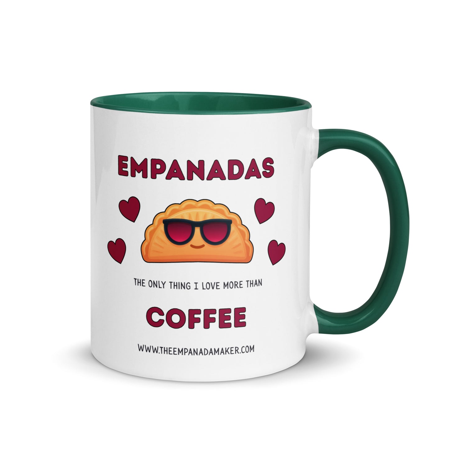 EMPANADAS & COFFEE - Dual Color Glossy Mug